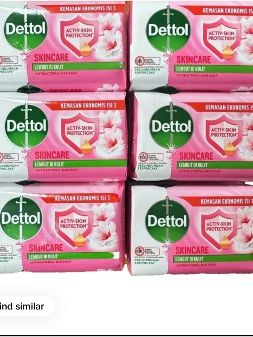 Dettol Skincare Soap 6Pack100g Each Activ Skin Protection Antibacterial Bar Soap